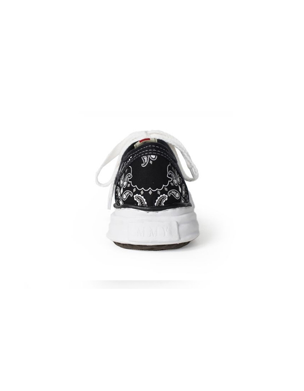 MAISON MIHARA YASUHIRO BAKER OG SOLE BANDANA LOW-TOP SNEAKER BLACK