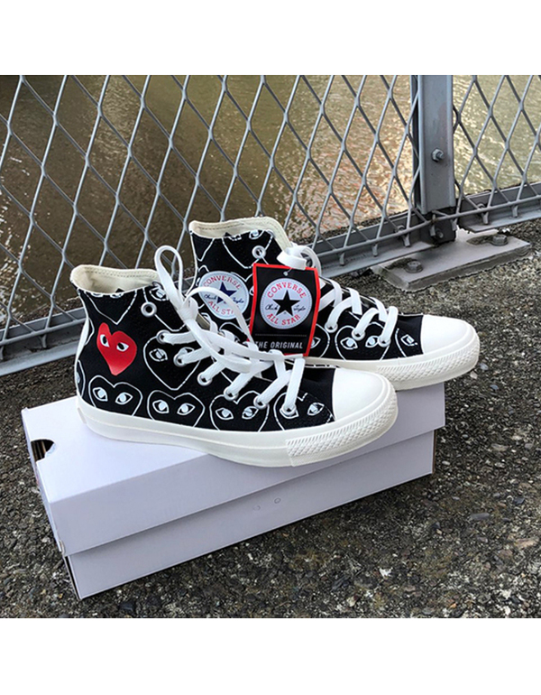 CONVERSE PLAY COMME DES GARCONS HI BLACK