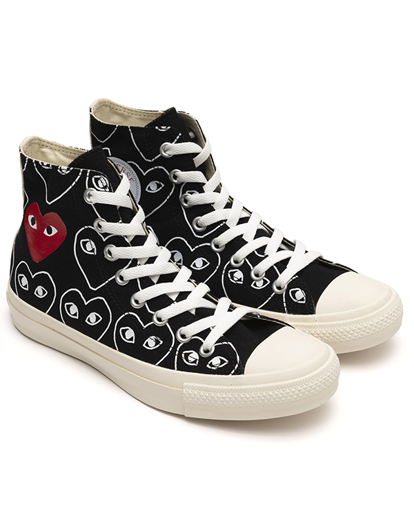 CONVERSE PLAY COMME DES GARCONS HI BLACK