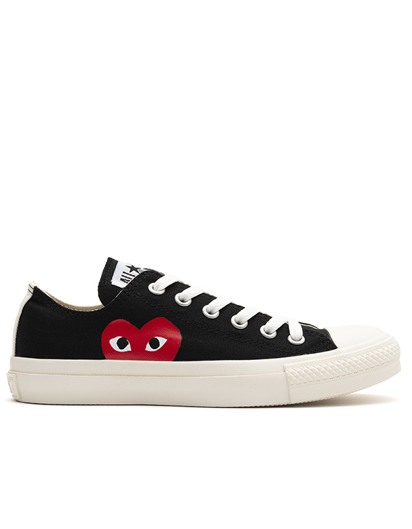 COMME DES GARCONS PLAY x CONVERSE OX BLACK