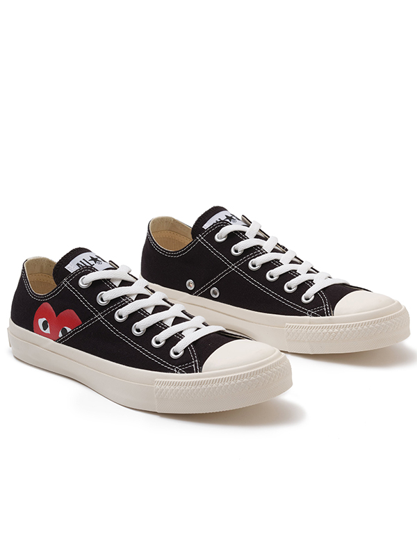 COMME DES GARCONS PLAY x CONVERSE HEART IS SHY OX BLACK