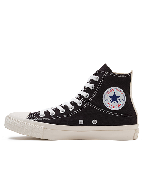 COMME DES GARCONS PLAY x CONVERSE HEART IS SHY HI BLACK