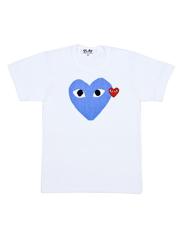 COMME DES GARCONS PLAY T-Shirt (BLUE)