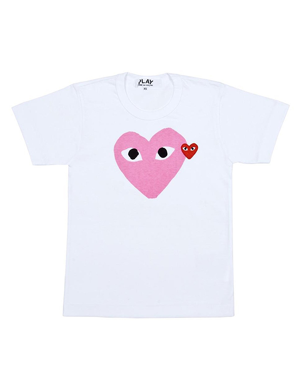 COMME DES GARCONS PLAY T-Shirt (PINK)