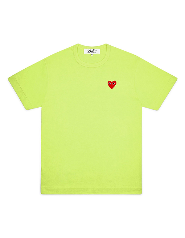COMME DES GARCONS PLAY RED HEART MUJI T-Shirt (GREEN)
