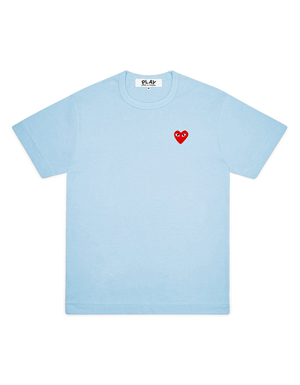 COMME DES GARCONS PLAY RED HEART MUJI T-Shirt (BLUE)