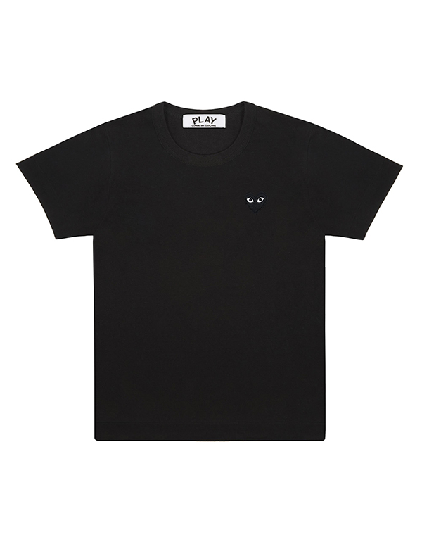 COMME DES GARCONS PLAY BLACK HEART MUJI T-Shirt (BLACK)