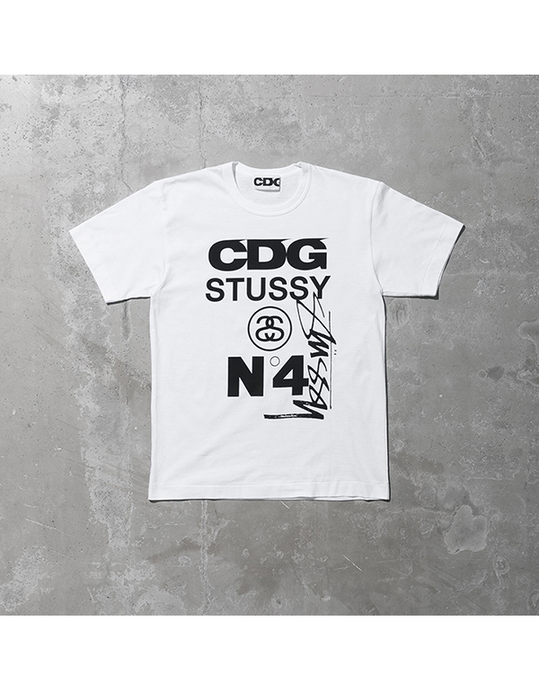 CDG X Stüssy GREY T-shirt