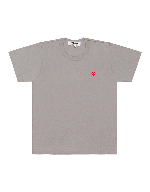 COMME DES GARCONS PLAY RED MINI HEART S/S T-Shirt (GRAY)