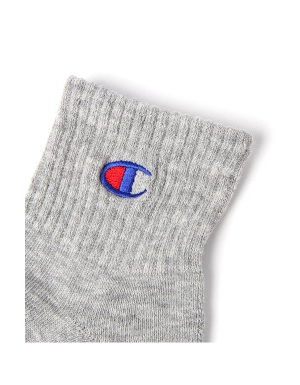 CHAMPION KIDS QUARTER LENGTH SOCKS 3COLOR 3PS 19-24CM