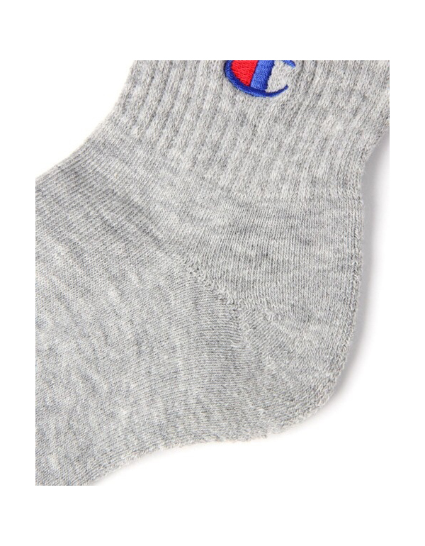 CHAMPION KIDS QUARTER LENGTH SOCKS 3COLOR 3PS 19-24CM