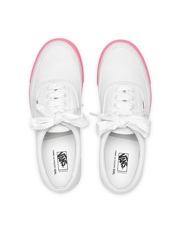 VANS x COMME DES GARCONS GIRLS WHITE/PINK