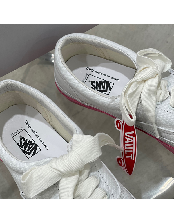 VANS x COMME DES GARCONS GIRLS WHITE/PINK