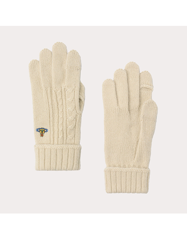 VIVIENNE WESTWOOD BABY ALPACA MIXED GLOVES