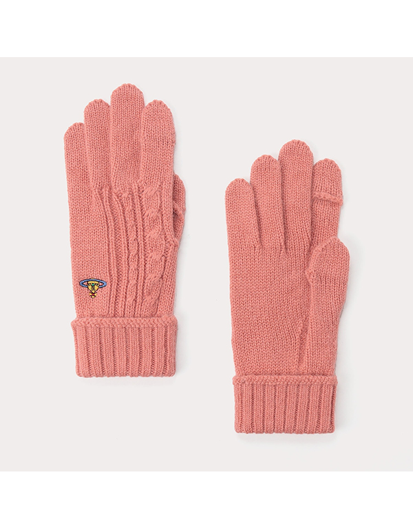 VIVIENNE WESTWOOD BABY ALPACA MIXED GLOVES