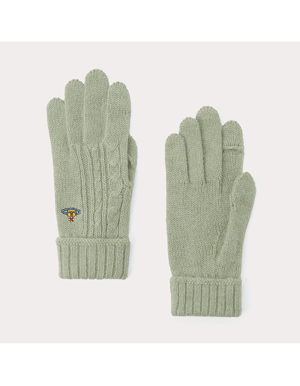 VIVIENNE WESTWOOD BABY ALPACA MIXED GLOVES