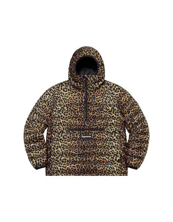 Supreme Micro Down Half Zip Hooded Pullover