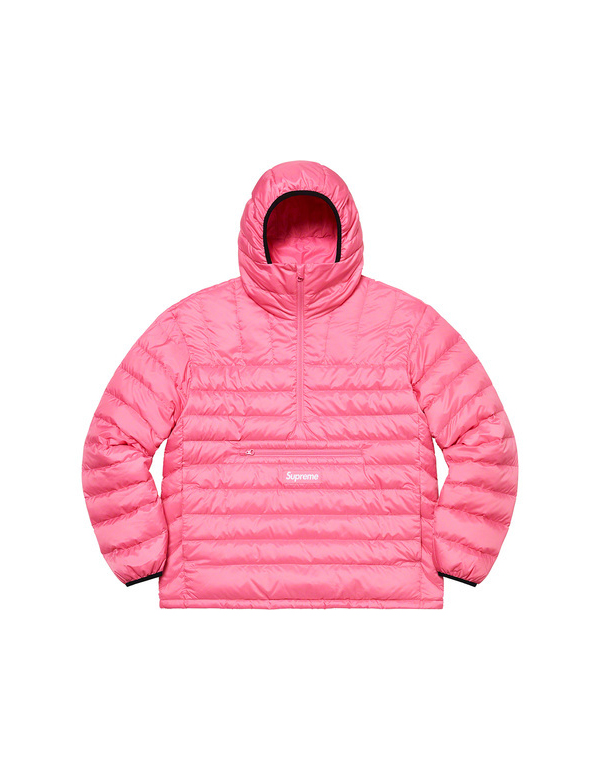 Supreme Micro Down Half Zip Hooded Pullover