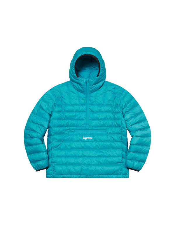 Supreme Micro Down Half Zip Hooded Pullover