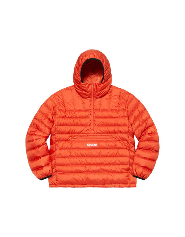 Supreme Micro Down Half Zip Hooded Pullover