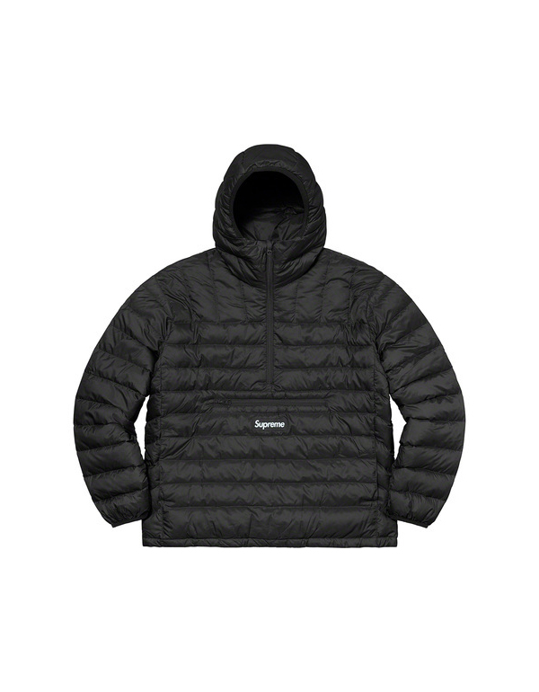 Supreme Micro Down Half Zip Hooded Pullover