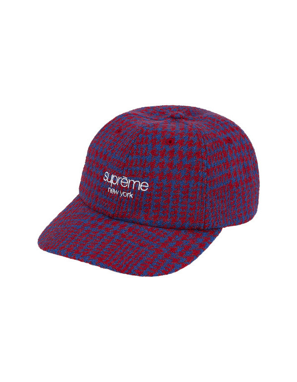 Supreme Harris Tweed Classic Logo 6-Panel (FW21) - $58