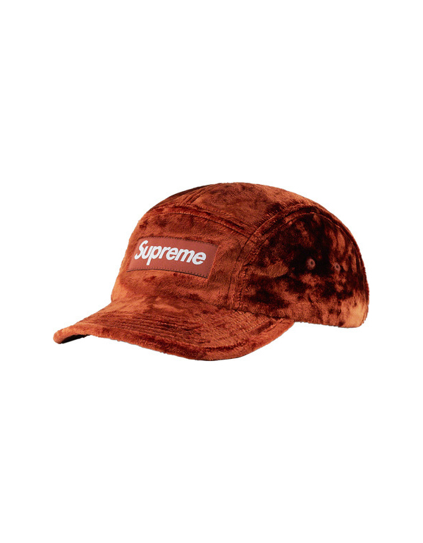 Supreme Crushed Velvet Camp Cap