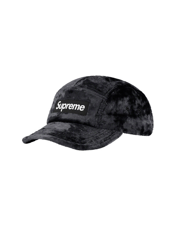 Supreme Crushed Velvet Camp Cap