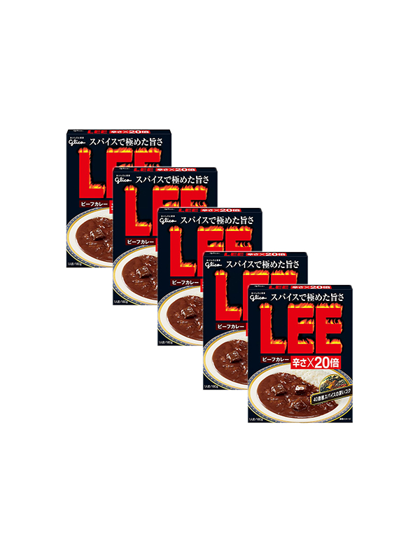 에자키 글리코 LEE 카레 매운맛 20배 (5개세트)
