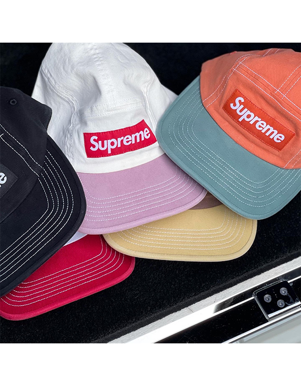 Supreme 2-Tone Twill Camp Cap