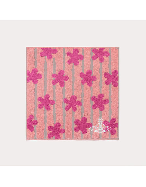 VIVIENNE WESTWOOD FRENCH FLOWER TOWEL HANDKERCHIEF