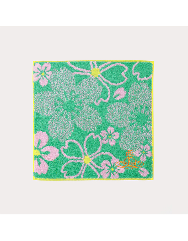 VIVIENNE WESTWOOD SAKURA TOWEL HANDKERCHIEF