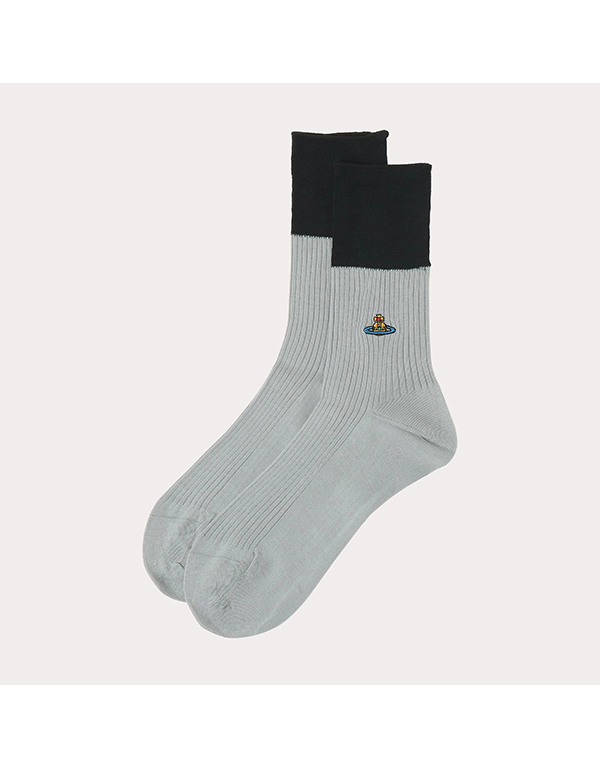 VIVIENNE WESTWOOD SHEAR RIB CREW SOCKS