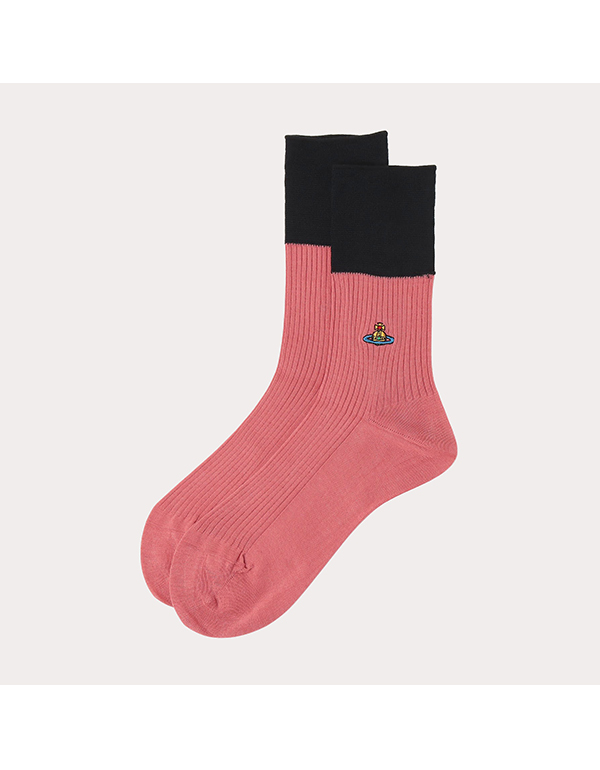 VIVIENNE WESTWOOD SHEAR RIB CREW SOCKS