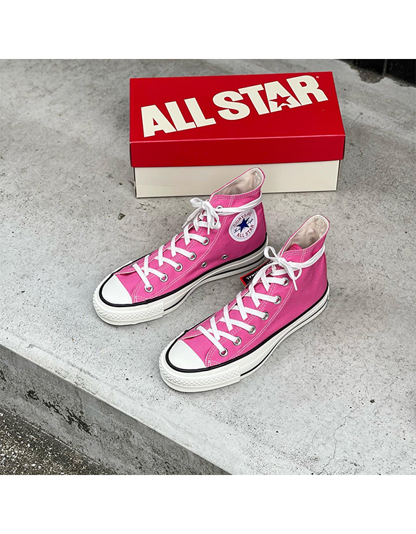 CONVERSE ALL STAR J CANVAS HI PINK