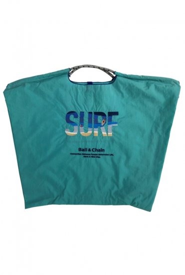 (M) Ball & Chain Eco Bag Medium Surf Light Blue