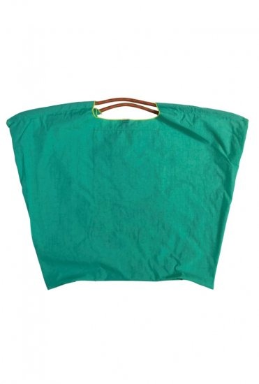 (M) Ball & Chain Eco Bag Medium Owl Green