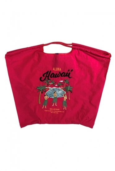 (L) Ball & Chain Eco Bag Large Hawaii Pink