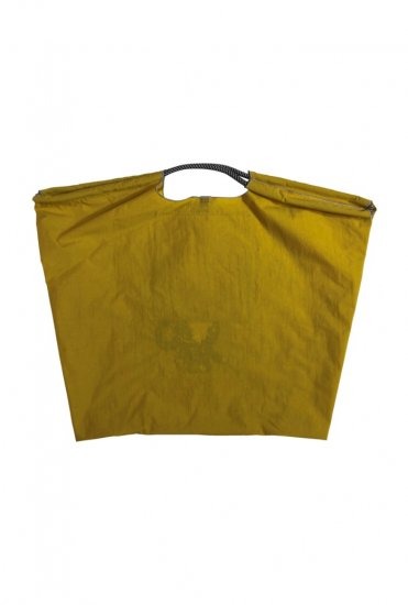 (L) Ball & Chain Eco Bag Large Cat & Bird Yellow