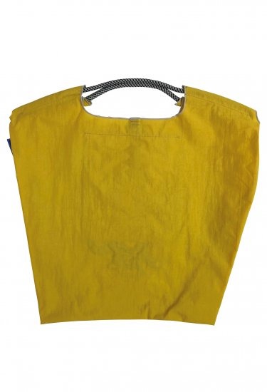 (M) Ball & Chain Eco Bag Medium Cat & Bird Yellow