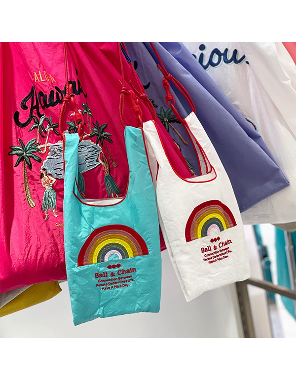 Ball & Chain Eco Bag Mini Cross Bag Rainbow
