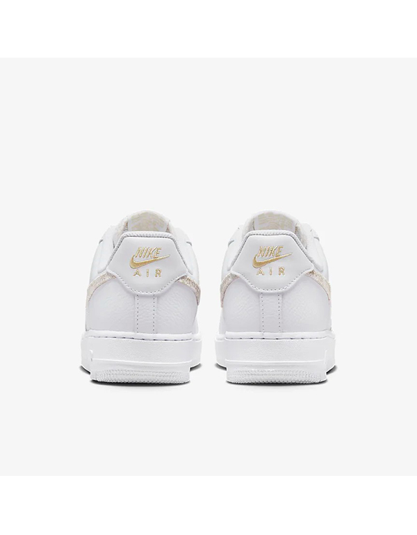 NIKE WMNS AIR FORCE 1 LOW WHITE GOLD FLOWER