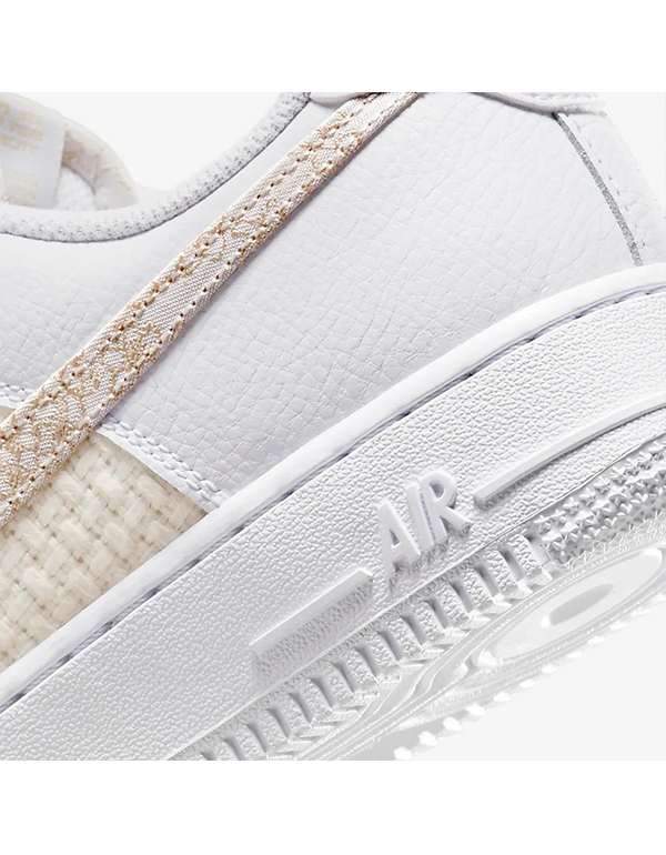 NIKE WMNS AIR FORCE 1 LOW WHITE GOLD FLOWER