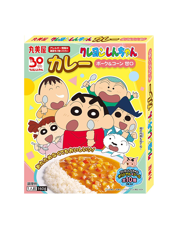 마루미야 짱구 포크&콘 단맛 어린이 카레 5개세트