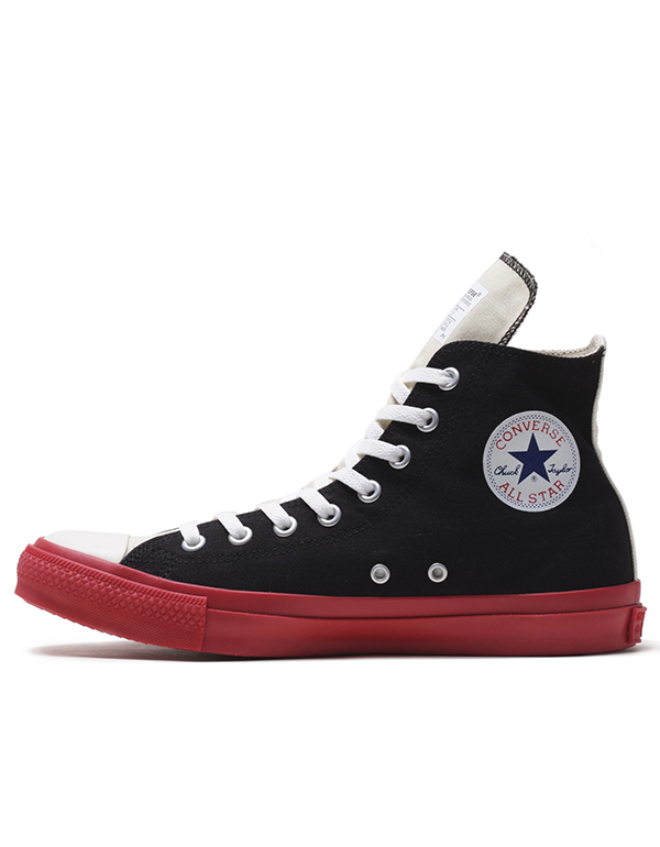 COMME DES GARCONS PLAY x CONVERSE CHUCK TAYLOW HI BLACK