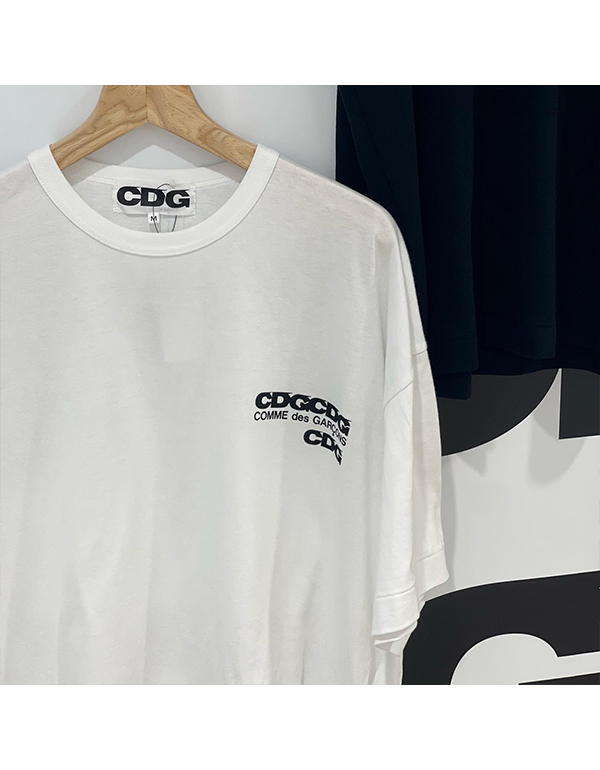 CDG LOGO T-SHIRT WHITE