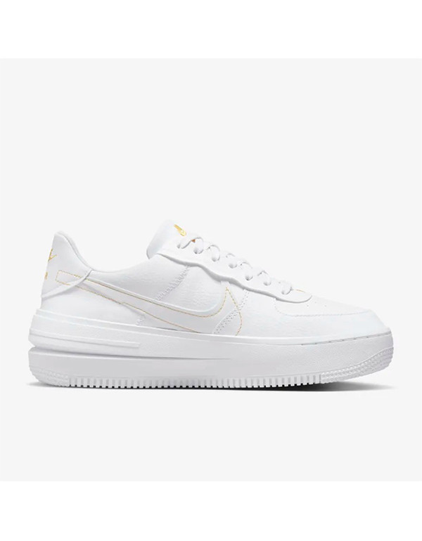 NIKE WMNS AIR FORCE1 PLT.AF.ORM WHITE YELLOW