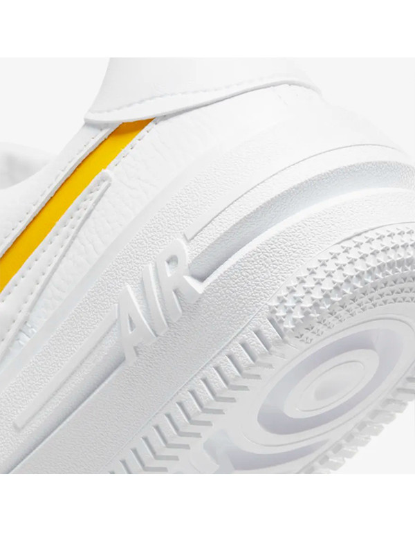 NIKE WMNS AIR FORCE1 PLT.AF.ORM WHITE YELLOW