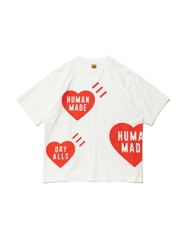 HUMAN MADE BIG HEART T-SHIRT RED