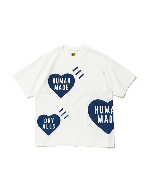 HUMAN MADE BIG HEART T-SHIRT NAVY